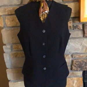 TOMBOLINI BLACK VEST, Made in Italy 🌸